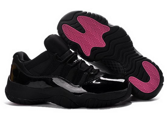 Mens & Womens (unisex) Air Jordan Retro 11 Low Black Pink Hong Kong
